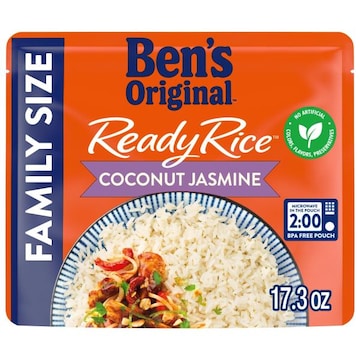 Ben's Original Ready Rice Rice, Coconut Jasmine, Family Size
