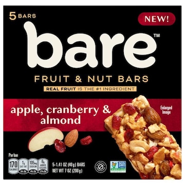Bare Apple Cranberry & Almond Fruit & Nut Bars