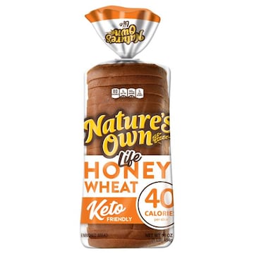 Nature's Own Life Keto Friendly Enriched Honey Wheat Bread