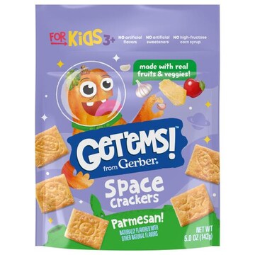 Gerber Get'ems! Parmesan for Kids 3+ Space Crackers