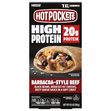 Hot Pockets High Protein Barbacoa-Style Beef XL Sandwich