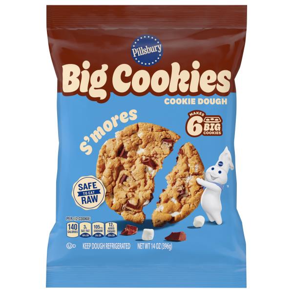 Pillsbury Big Cookies S'mores Cookie Dough | Publix Super Markets