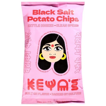 Keya's Kettle Cooked Black Salt Potato Chips