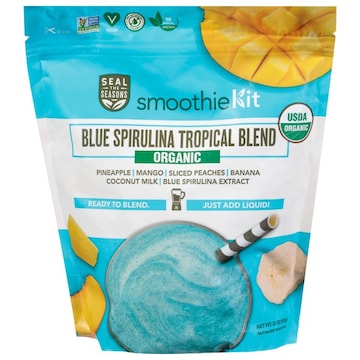 Seal The Seasons Organic Blue Spirulina Tropical Blend Smoothie Kit