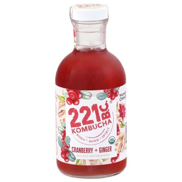 221 B.C. Cranberry + Ginger Kombucha