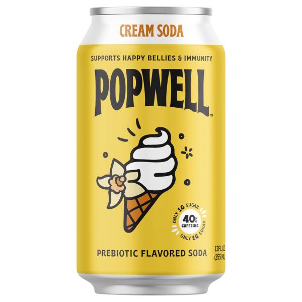 Popwell Cream Soda Caffeinated Soda | Publix Super Markets