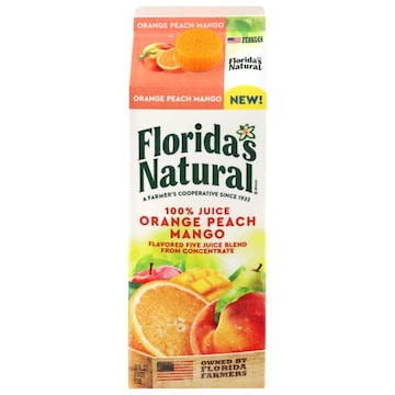 Florida's Natural Orange Peach Mango 100% Juice