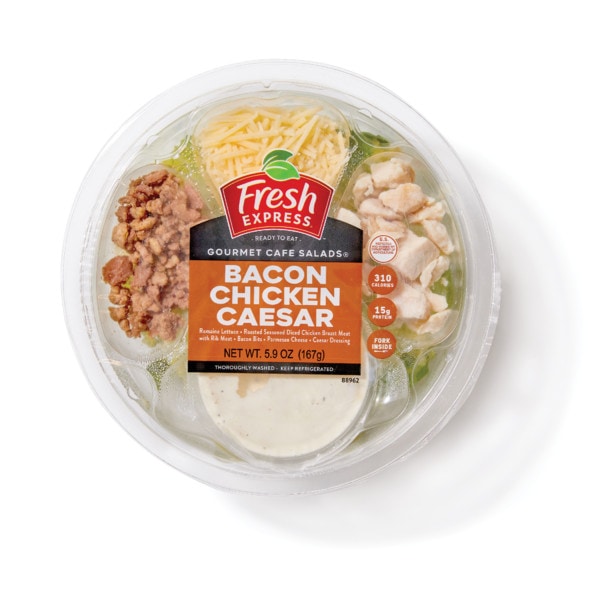 Fresh Express Gourmet Cafe Salads, Bacon Chicken Caesar | Publix