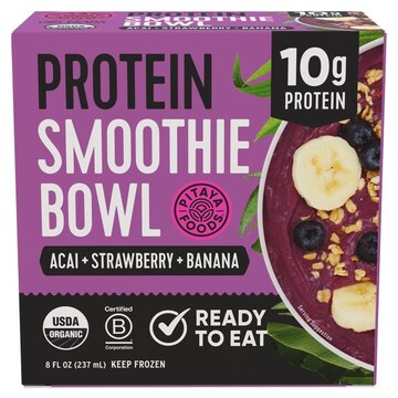 Pitaya Foods Organic Acai Protein Smoothie Bowl