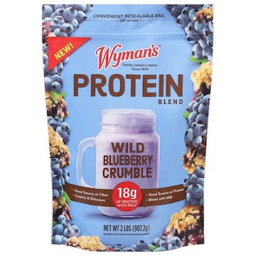 Wyman's Wild Blueberry Crumble Protein Blend