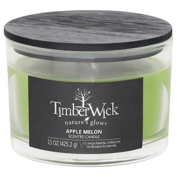 TimberWick Apple Melon Scented Candle