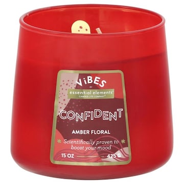 Vibes Confident Amber Floral Candle