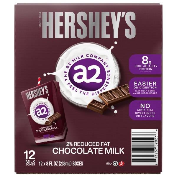 HERSHEY'S A2 2% Reduced Fat Chocolate Milk | Publix Super Markets