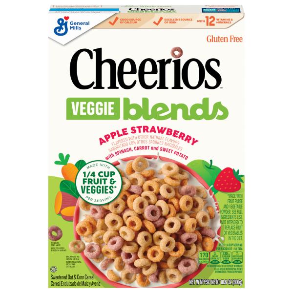 Cheerios Veggie Blends Apple Strawberry Cereal | Publix Super Markets