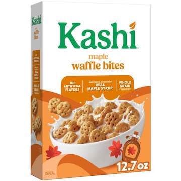 Kashi Breakfast Cereal, Maple Waffle Bites