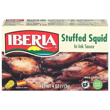 Iberia in Ink Sauce Stuffed Squid