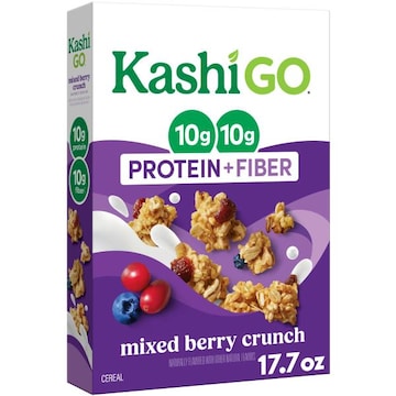 Kashi Protein Cereal, Mixed Berry Crunch