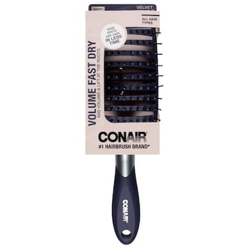 Conair Velvet Touch Volume Fast Dry Hairbrush