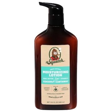 Dr. Squatch Men's Natural Coconut Castaway Moisturizing Lotion
