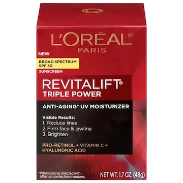 Revitalift Triple Power Anti-Aging Broad Spectrum SPF 30 Sunscreen UV Moisturizer