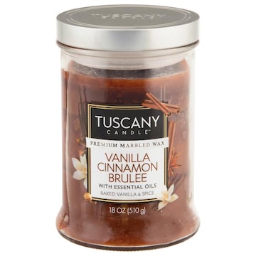 Tuscany Candle Vanilla Cinnamon Brulee Candle