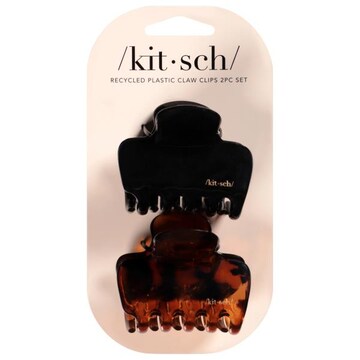 Scunci Black & Tort Recycled Plastic Claw Clips