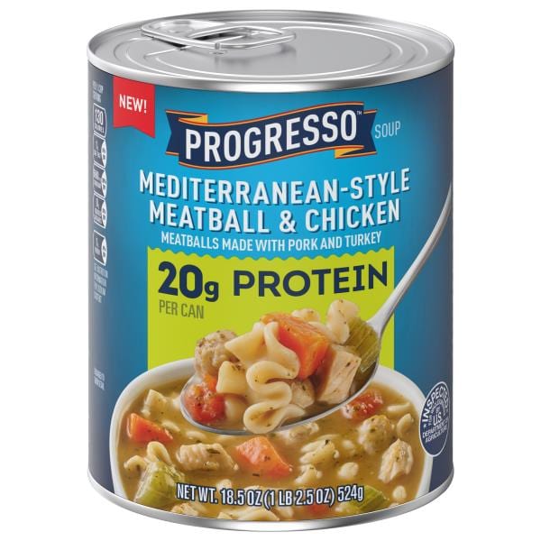 Progresso Mediterranean-Style Meatball & Chicken Soup | Publix