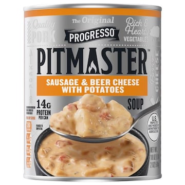 Progresso Pitmaster Sausage & Beer Cheese Soup