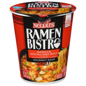 Nissin Cup Noodles Ramen Bistro Gourmet Korean Gochujang Beef Ramen Noodle Soup