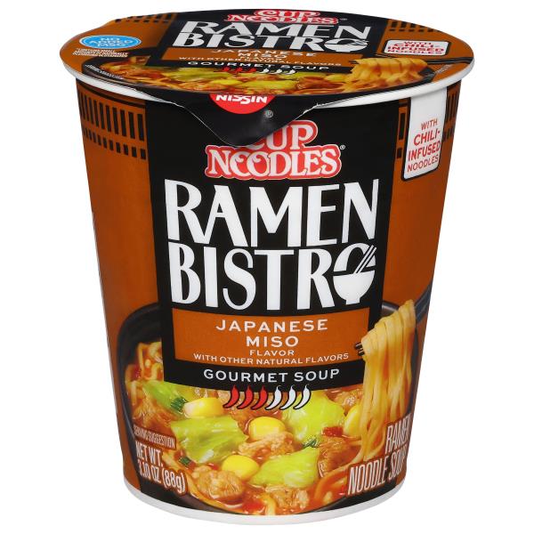 Nissin Cup Noodles Ramen Bistro Gourmet Japanese Miso Ramen Noodle