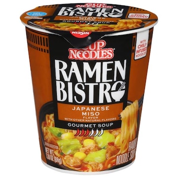 Nissin Cup Noodles Ramen Bistro Gourmet Japanese Miso Ramen Noodle Soup