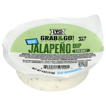 Yo Quiero! Grab & Go! Creamy Medium Jalapeno Dip