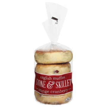 Stone & Skillet Orange Cranberry English Muffins