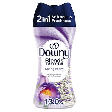 Downy Blends 2-in-1 Soft & Fresh Scent Beads, Spring Peony, 13.0 OZ