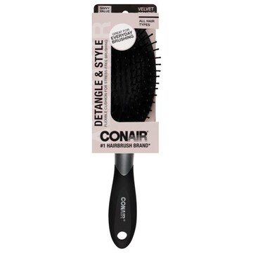 Conair Velvet Touch Detangle & Style Hairbrush
