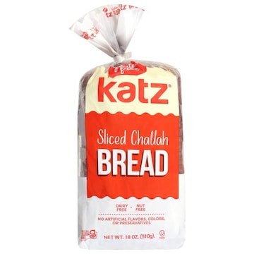 Katz Sliced Challah Bread