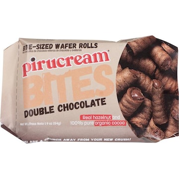 Pirucream Double Chocolate Bite-Sized Wafer Rolls