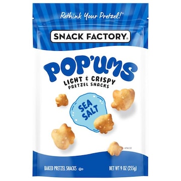 Snack Factory® Pop'ums Sea Salt Baked Pretzel Snacks