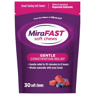 MiraFast Soft Chews Gentle Constipation Relief