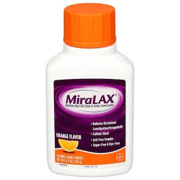 MiraLAX Orange Flavor Osmotic Laxative