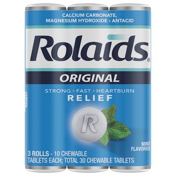 Rolaids Original Mint Flavored Antacid
