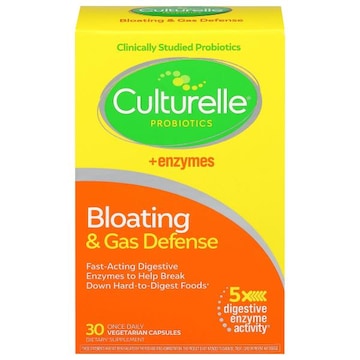 Culturelle Once Daily Vegetarian Capsule Bloating & Gas Defense