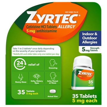 Zyrtec 5 mg Allergy