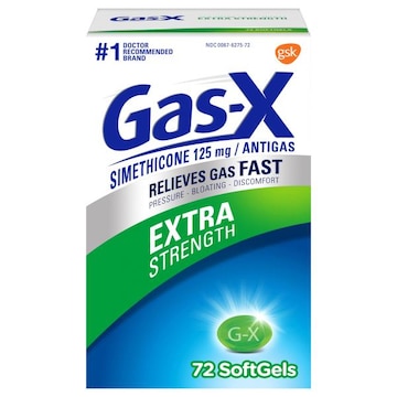 Gas-x Softgels 125 mg Extra Strength Antigas