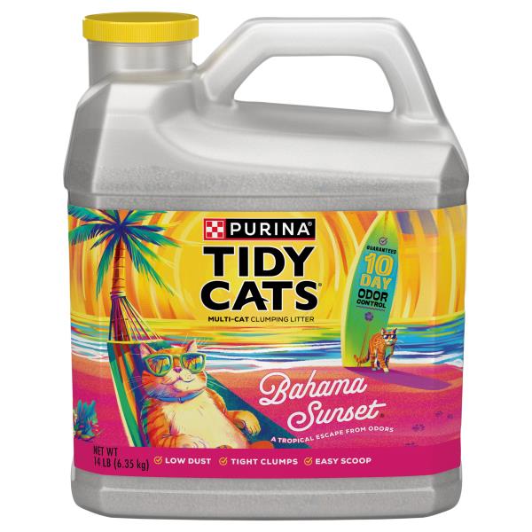 Tidy Cats Multi-Cat Bahama Sunset Clumping Litter | Publix Super