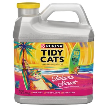 Tidy Cats Multi-Cat Bahama Sunset Clumping Litter