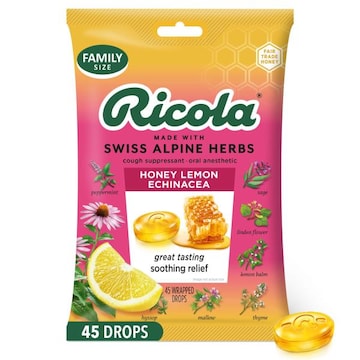 Ricola Honey Lemon with Echinacea Cough Drops