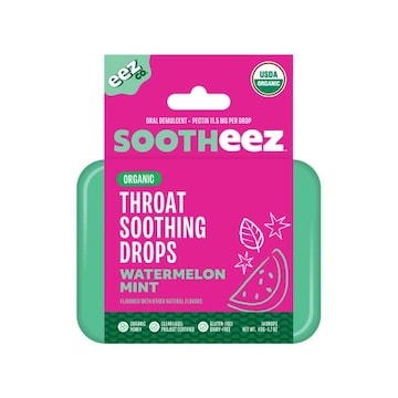Sootheez Sootheez Organic Throat Soothing Drops, Watermelon Mint