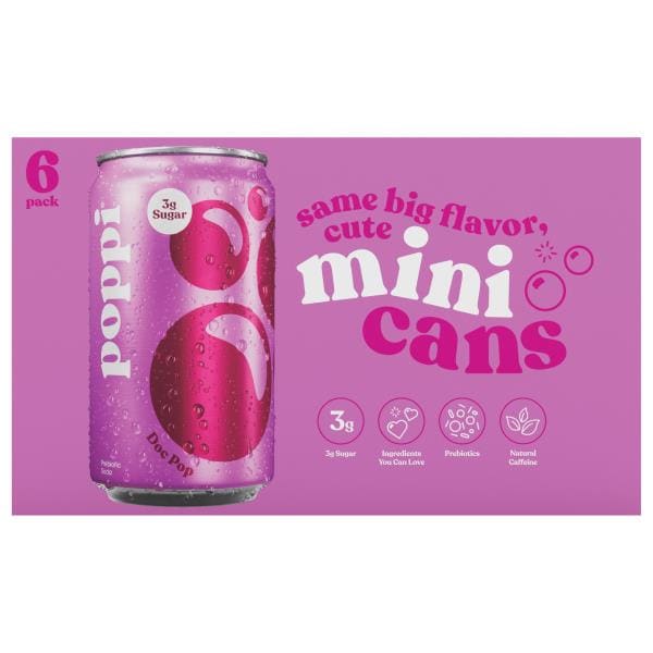 Poppi Prebiotic Doc Pop Mini Soda | Publix Super Markets