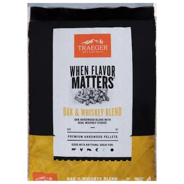 Traeger Premium Hardwood Oak & Whiskey Blend Pellets
